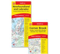 Mappa regionale di Terranova e Labrador