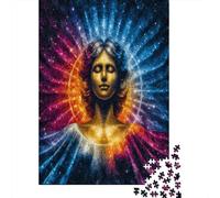 Mappa Stellare Circolare Jigsaw Puzzle 38x26cm/1000pcs Adulti Simboli zodiacali e dei pianeti Puzzle Gioco EduGattoivo Decorazioni Per La Casa
