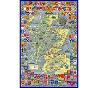 Mappa Storica della Scozia Puzzle da 1000 Pezzi 690mm x 480mm
