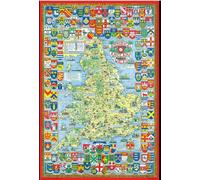 Mappa Storica Dell'Inghilterra E Del Galles Puzzle Jigsaw Da 1000 Pezzi
