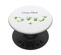 Mappa Tenerife Gran Canaria La Gomera Lanzarote PopSockets PopGrip Adesivo