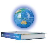 Mappamondo a levitazione magnetica con illuminazione LED con globo terrestre da 14cm - DiProgress EARTH 1.4