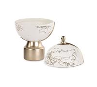 MAPPAMONDO bianco in ceramica per confettata 26.5x15 cm ALLESTIMENTO 1FAZ