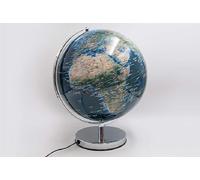 Mappamondo con Città Luminose Mascagni Pr USB di Rete, Diametro 30 Colore: Blu