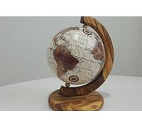 MAPPAMONDO Decorativo in Legno di olivo cm 27x20