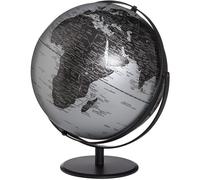 Mappamondo Juri Saturn Silver - Diametro 30 cm / Altezza 36 cm - Argento Opaco