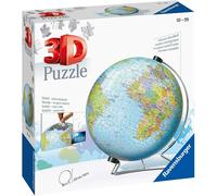 Mappamondo Puzzle 3D Ravensburger 540 Pezzi, Multicolore 124367
