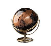 Mappamondo vintage da 14,9 cm, classico ed elegante, decorazione per scrivania, rotante per studio, mappamondo geografico antico per la decorazione della casa
