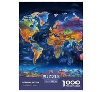 Mappapa del mondo 1000 Tessere Animazione Puzzle Classico Multicolore Per Gioco Familiare Regalo Per Adulti E Bambini Da 14 Anni E Più 38x26cm/1000pcs
