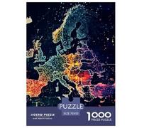Mappapa dell’Europa 1000 Tessere Mappa Puzzle Classico IntRattotenimento Creativo Per Gioco Familiare Regalo Per Adulti E Bambini Da 14 Anni E Più 70x50cm/1000pcs