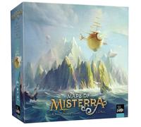 Mappe del gioco strategico Misterra per un gioco da tavolo divertente, stimolant