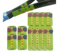 Mappe punteggio per racchette da tennis, pickleball, punteggio per tennis, facile da strappare senza colla