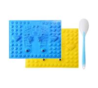 Mappeto di riflessologia del piede, massaggio pieghevole Massaggio Punto di pressione del piede Pad - Massaggio portatile Massaggio Fede Reflexology Strumento per viaggi per la compagnia domestica