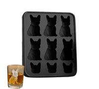 MAPPI ICE - FASE ICE MAKER | Maker Di Ghiaccio, Vassoio Cubo Di Whisky, Per Cocktail Feste | 9 Cavità In Silicone Animale, Alimentare Non Stick Iceblock Stampo Shatterproof For Home Cucina Risto