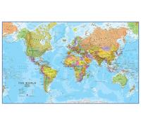 Maps International Mappa del mondo di grandi dimensioni Poster con mappa del