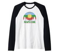 mapuche Maglia con Maniche Raglan