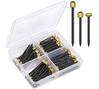 MAPVOLUT Set di 90 ganci per appendere quadri, set da parete pesanti, materiale da parete a specchio, set di ganci con chiodi per appendere quadri, gancio a denti di sega, viti a D