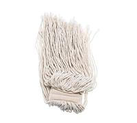 MAQA 1 pz Mocio lavapavimenti Professionale 400 gr, Ricambio mop in Cotone a Filo Tagliato 42 cm, Mop Pavimenti