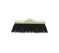 MAQA 1 pz Scopa industriale 27 cm, Scopa esterno per Giardini, Balconi e Vialetti, Scopa con Setole Fitte e Rigide