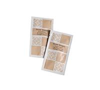 MAQA 100 Bustine Doccia Shampoo Monodose da 10 ml, Bagnoschiuma Corpo e Capelli per Linea Cortesia Hotel, B&B, Residence, Agriturismi, Case Vacanze, Bianco e Beige