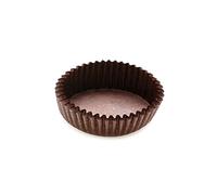 MAQA 1000 pz pirottini muffin carta da forno rotondo, pirottini cupcake tulipano per dolci e cioccolatini marrone D 8 x 2 cm