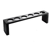 MAQA 2 pz Espositore per patatine in legno 33x6x8H, supporti per 6 coni per fritti, porta coni per patatine fritte