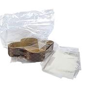 MAQA 50 pz Buste Trasparenti per alimenti 35x43 e 40x48 cm in Polipropilene, sacchetti per colomba pasquale panettone e pandoro 40x48 cm