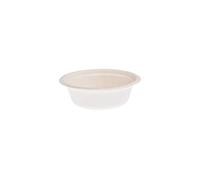 MAQA 50 pz Piatto fondo in polpa di cellulosa, ciotole fondine Ø 18 cm 400 ml, Piatti biodegradabili compostabili 100%, Piatti monouso bio