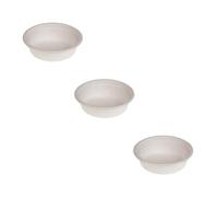 MAQA 75 pz Ciotolina aperitivo usa e getta tonda D 6.2 cm, vassoietto rotondo per monoporzioni finger food 30 ml, coppetta aperitivo in polpa di cellulosa