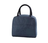 MAQDDO 1 pz sacchetti for il pranzo isolanti, borsa for ghiaccio, for picnic portatile e impermeabile for studenti per Pranzo(Dark Blue)