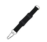 MAQDDO 2 Pezzi Cinghie for Altalena ad Albero Gancio Anello Resistente Cinghia di Collegamento for Amaca Sacco da Boxe Barra Orizzontale per Altalene(Black)