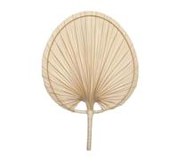 MAQDDO 2pcs Hand-woven Palm-Leaf Fan Per Esterni