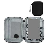 MAQDDO Accessori elettronici Borsa for l'organizzazione dei cavi Custodia for USB Organizzazione digitali for la conservazione della Per Caricatore(Small Black)