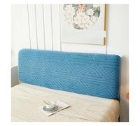 MAQDDO Copri testiera design all-inclusive, elevata elasticità, facile da installare, copriletto universale for tutte le stagioni Per Camera Da Letto(Blue,W200xH60cm)