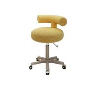 MAQDDO Lumbar Support Beauty Stool Heavy Duty Adjustable Chair With 5 Silent Wheels For Commercial Spa Massage Hair Salon Chairs per Domestico(Color6)