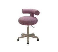 MAQDDO Lumbar Support Beauty Stool Heavy Duty Adjustable Chair With 5 Silent Wheels For Commercial Spa Massage Hair Salon Chairs per Domestico(Color7)