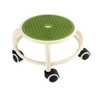 MAQDDO Round Rolling Low Stool Comfortable Universal Wheel Movable Mini High Weight Capacity For Home per Domestico(Color2)