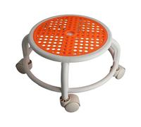 MAQDDO Round Rolling Low Stool Comfortable Universal Wheel Movable Mini High Weight Capacity For Home per Domestico(Color4)
