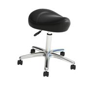 MAQDDO Saddle Stool Rolling Swivel With Wheels PU Leather Multipurpose For Salon Office Beauty Massage per Domestico(Color2)
