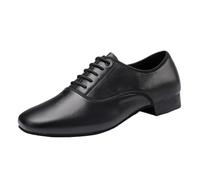 MAQDDO Scarpe da Ballo da Sala in Vera Pelle for Uomo Scarpe da Ballo Latino Jazz Scarpe da Ballo Uomo Taglie Grandi Scarpe da Ballo Waltz Salsa per Feste Danzanti(Black04 Outdoor,49)