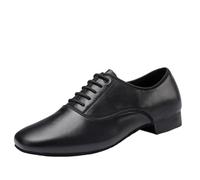 MAQDDO Scarpe da Ballo da Sala in Vera Pelle for Uomo Scarpe da Ballo Latino Jazz Scarpe da Ballo Uomo Taglie Grandi Scarpe da Ballo Waltz Salsa per Feste Danzanti(Black03 Outdoor,42)