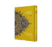MAQDIS B5 - Libro Medio Noble Coran Coran con traduzione araba Inglese Giallo.