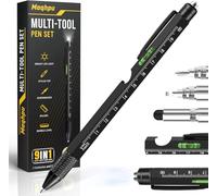 Maqhpu Regalo Uomo, Idee Regalo Uomo Natale, Penna Regalo Multifunzione 9 in 1, Regali Natale Originali, Gadget Regalo uomo Originale Utile, Regali di Natale per Lui/Papà