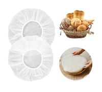 MAQIHAN Coperture riutilizzabili per la lievitazione del pane, 2 pezzi, in plastica EVA, elasticizzate, elastiche, per riporre alimenti, tappi da doccia, lievitazione di lievitazione per impasto, pane