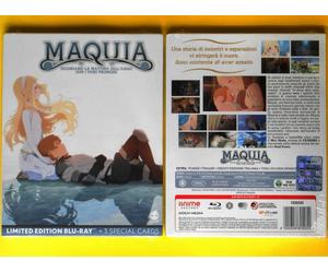 maquia when the promised flower blooms limited edition blu ray + 3 special cards