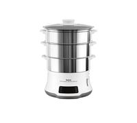 Máquina Cocción Vapor Tefal VC502D10 900W Blanca 3 Capas 8 Programas 1.2L