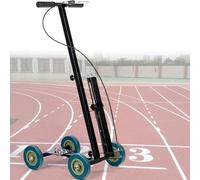 Máquina de marcado de líneas de transferencia de ruedas - Marcadora de carriles manual con función de pintura en aerosol, funciona con pintura para marcado de carreteras/césped para fábricas, trabaj