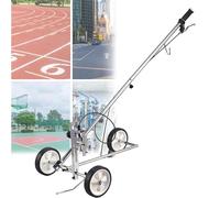 Máquina manual para marcar carreteras con cinta adhesiva - Ancho de línea ajustable para escuelas y superficies deportivas - Capaz de dibujar arcos, líneas rectas y círculos - Para trabajos de preci