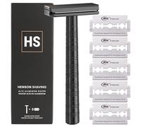 Maquinilla de Afeitar Clásica Jet Black Agresividad Leve Henson Shaving