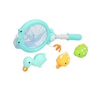 Maqulae 4 Pezzi Giocattoli da Bagno per Neonati Giocattoli da Bagno a Forma di Animali con Modelli di Cartoni Animati Carini in Vinile Non Tossici Sicuri per Baby Showe